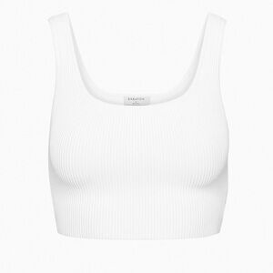 Babaton Sculpt Knit Squareneck Cropped Tank